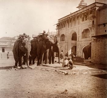 Ciutat d'Amber a la Índia, 1929. AGDB. Fons i autoria: Emili Juncadella Vidal-Ribas.