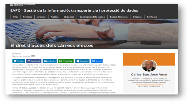 Article Carles San José