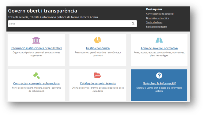 Actualització portal maig