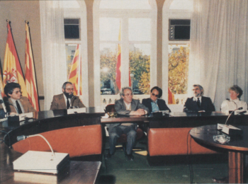 Un moment de l'acte de Sant Cugat del Vallès.