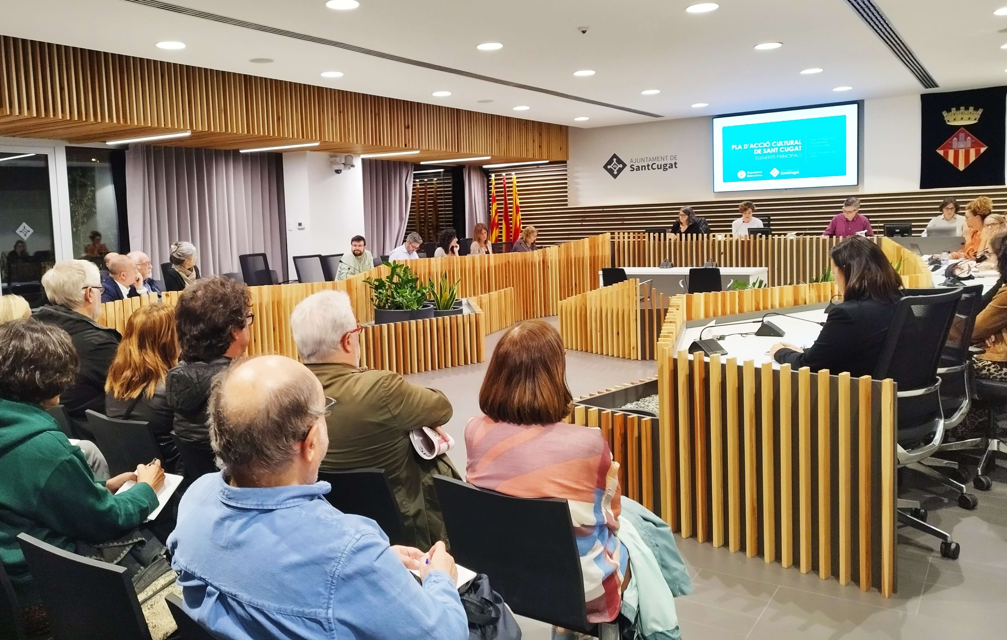 Presentació a la Sala de Plens de l'Ajuntament