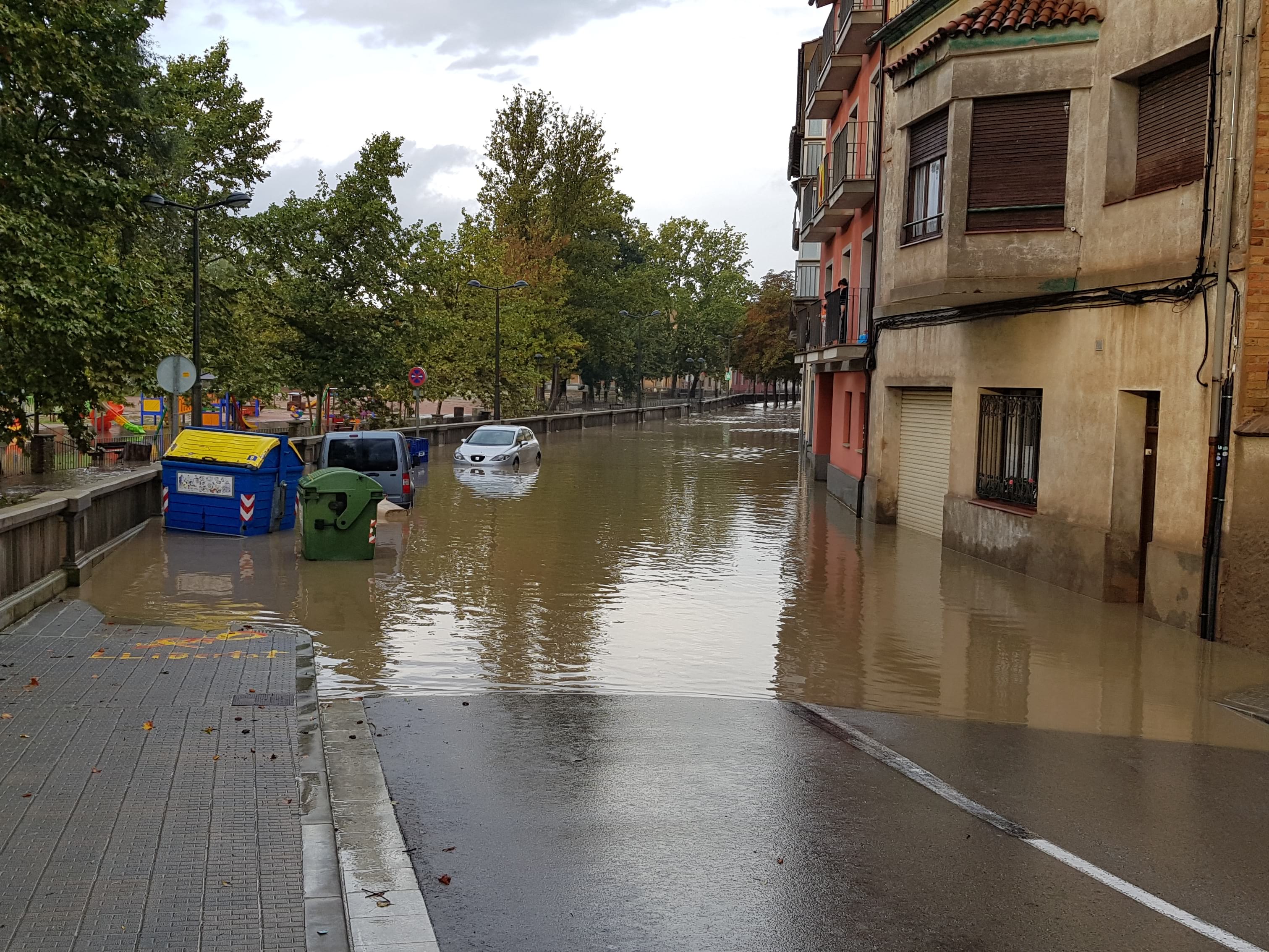 Inundació fluvial per la crescuda extraordinària del riu Ter (octubre 2018)