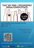 Cartell Tast de vins i escumosos desalcoholitzats